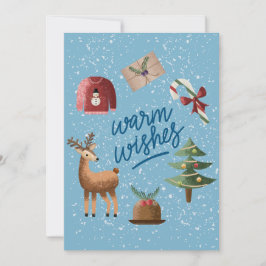 Deseos Cálidos y Lindos para Navidad Invernal
