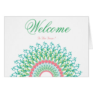 Deseos de bienvenida de Lotus mínimo blanco