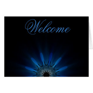 Deseos de bienvenida de Lotus mínimo blanco