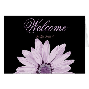 Deseos de bienvenida de Lotus mínimo blanco