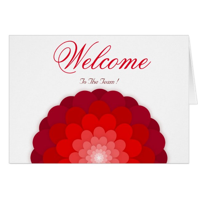 Deseos de bienvenida de Lotus mínimo blanco (Anverso (Horizontal))