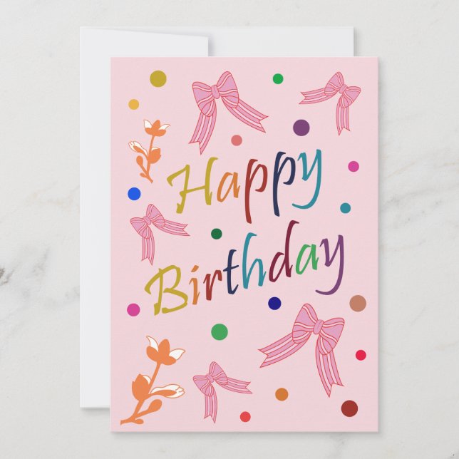 Deseos de cumpleaños (Anverso)