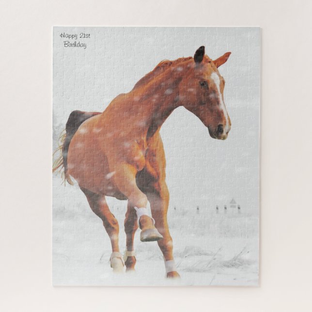 Deseos de cumpleaños 21. Rompecabezas (Vertical)