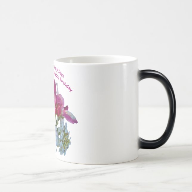 Deseos de cumpleaños en tazas para esposas o parej (Derecha)