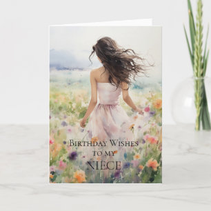 Deseos De Cumpleaños Para Mi Tarjeta De sobrina