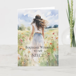 Deseos De Cumpleaños Para Mi Tarjeta De sobrina