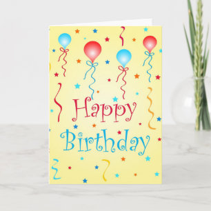 Deseos de cumpleaños - Tarjeta