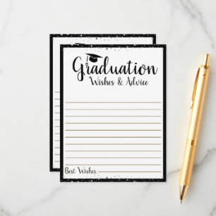 Deseos de graduación y palabras de consejo