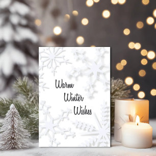 Deseos de Invierno Cálido – Tarjeta de Invierno de