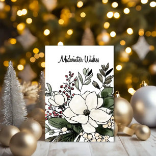 Deseos de mediados de invierno — Tarjeta navideña
