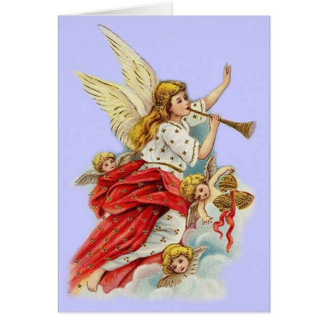 deseos de Navidad ángeles (Frente)