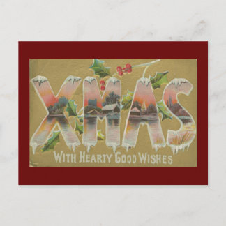 Deseos de Navidad Vintage