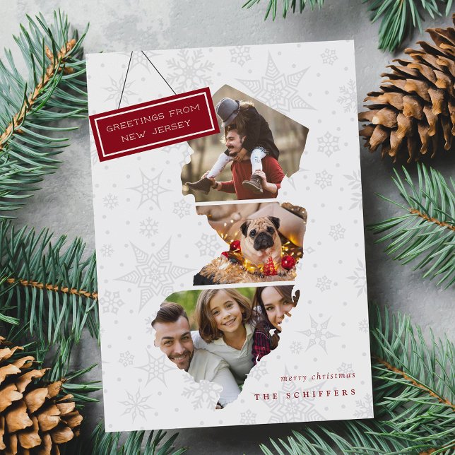 Deseos de Nueva Jersey | Tarjeta de Collage de fot (Subido por el creador)