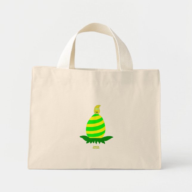Deseos De Pascua Pequeña Bolsa De Tote (Frente)