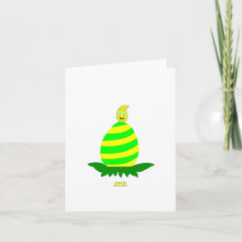 Deseos de Pascua Pequeña Tarjeta de Saludo Vertica