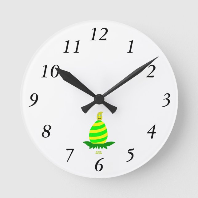 Deseos De Pascua Reloj De Pared Acrílico (Anverso)