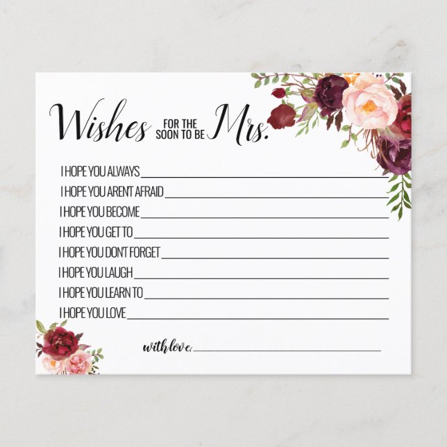 Deseos de que pronto sea la tarjeta de la Sra. mar (Anverso)