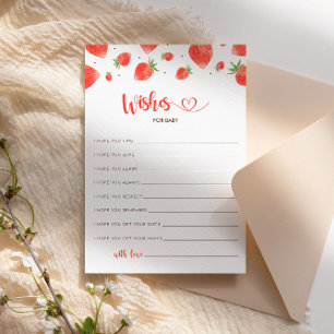 Deseos De Tarjeta De Bebé, Berry Sweet Baby Shower