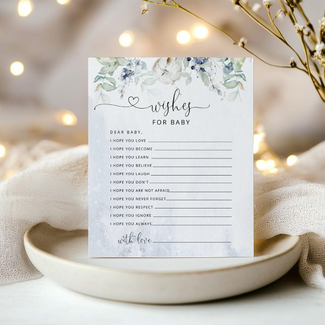 Deseos de tarjeta de bebé. Los deseos de invierno  (Subido por el creador)