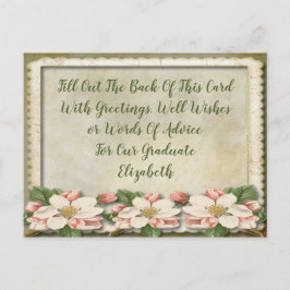 Deseos De Tarjeta De Graduación De Consejos De Vin