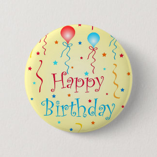Deseos del cumpleaños - botón del Pin