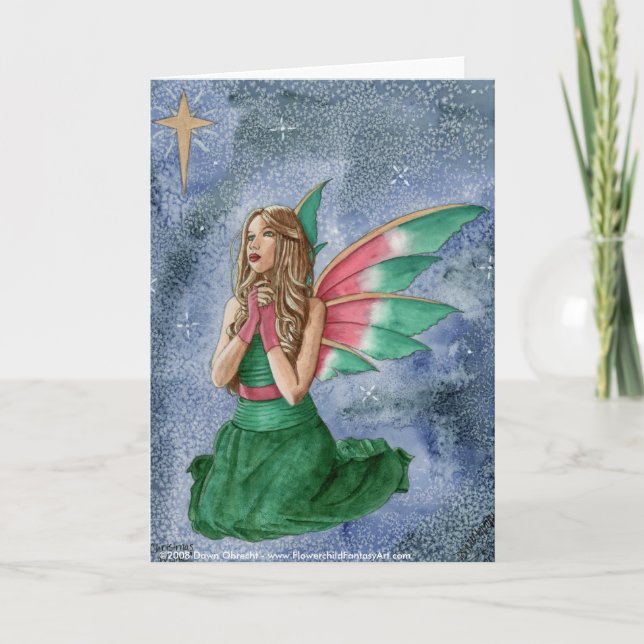 Deseos del navidad por el amanecer Obrecht (Anverso)