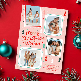 Deseos Divertidos de Navidad en Color para Foto