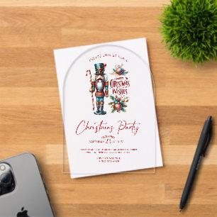 Deseos dulces de Navidad Invitación a la fiesta de