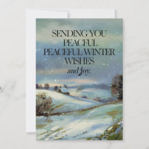 Deseos Pacíficos - Tarjeta de Navidades