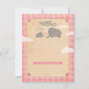 Deseos para la niña - Tarjetas de consejo para ele