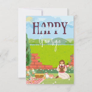 Deseos personalizados de cumpleaños para un gato b