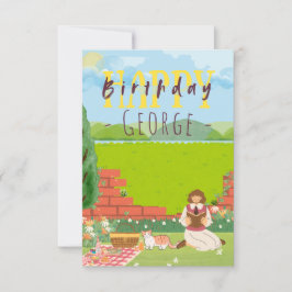 Deseos personalizados de cumpleaños para un gato b