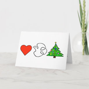 Deseos simples de tarjetas de Navidades
