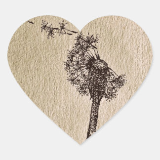 Deseos voladores Pegatinas de Dandelion