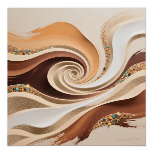 Desert Dunes Art Poster (Anverso)