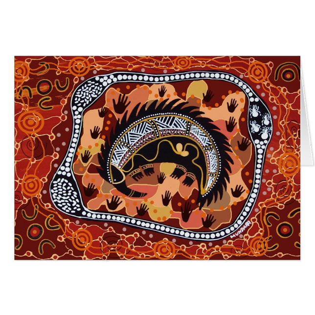 Desert Echidna Dreaming (Anverso (Horizontal))