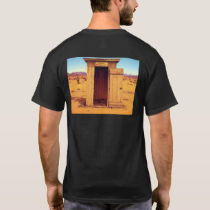 Desert Outhouse hombres camiseta negra