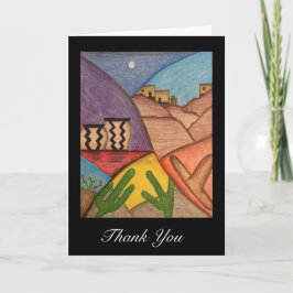 Desert Southwest Gracias Tarjeta De Saludo