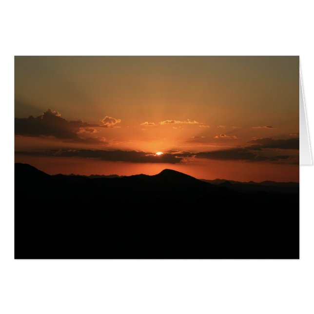 Desert Sunset (Anverso (Horizontal))
