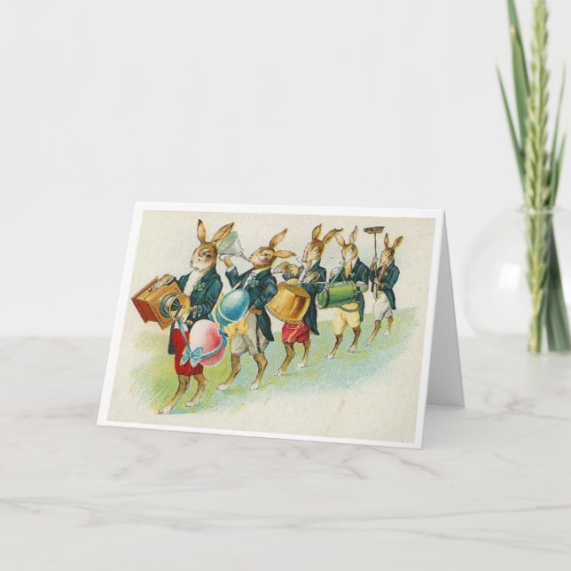 ¡Desfile de Conejo de Pascua! Tarjeta de felicitac (Anverso)