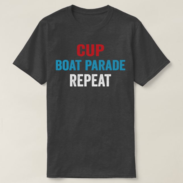 Desfile de la Copa Bote Repetición de camiseta Div (Diseño del anverso)
