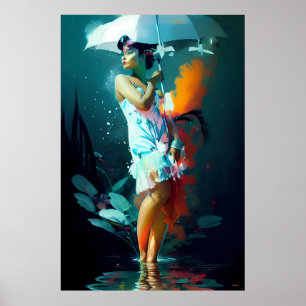 Desfile de lluvia - Arte Ken Gage