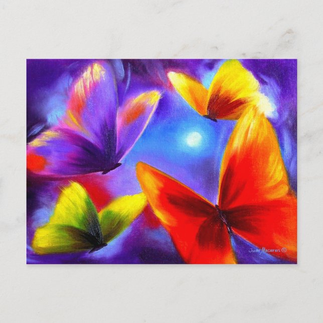 Desfile De Postales De Coloridas Pintadas De Marip (Anverso)