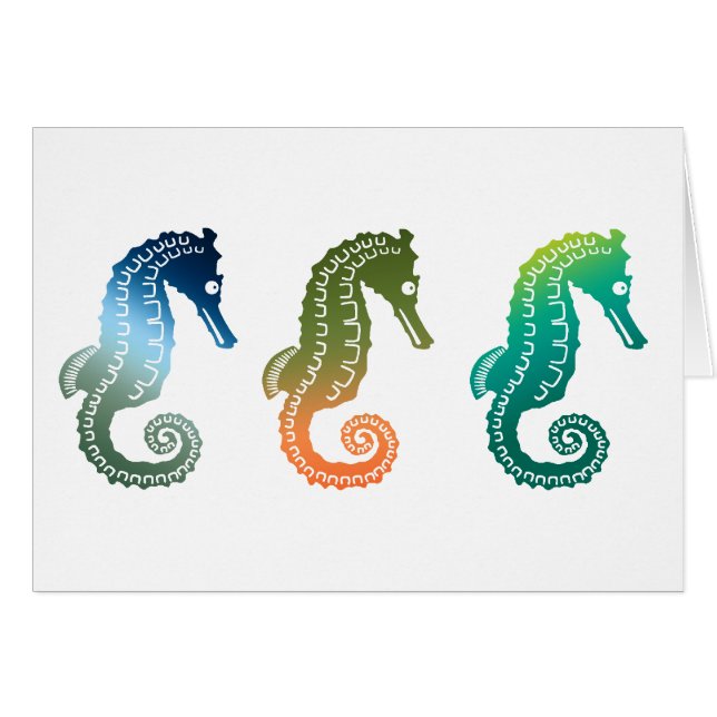 Desfile de Seahorses tropicales (Anverso (Horizontal))