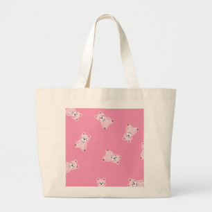 "Desfile de Teddy Rosado - Bolsa Tote de Kawaii"