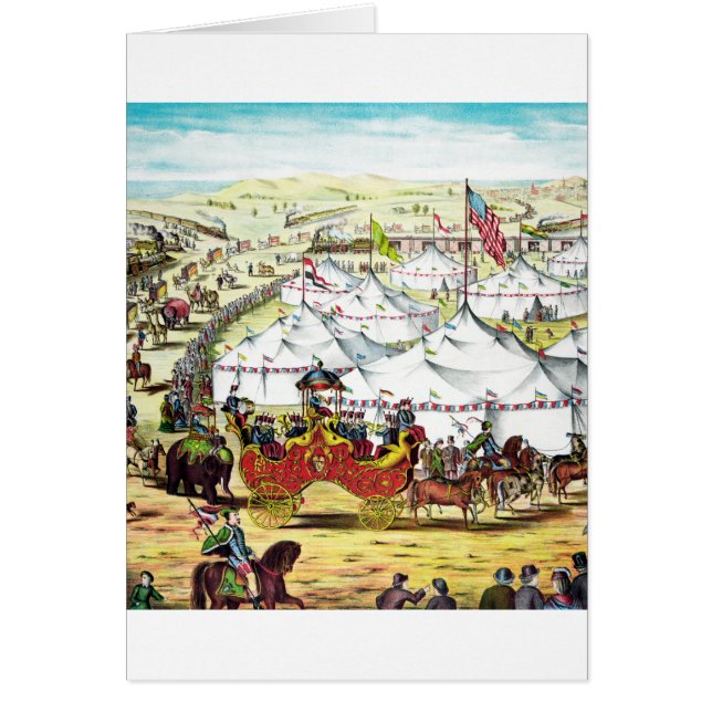 Desfile del circo del vintage (Frente)