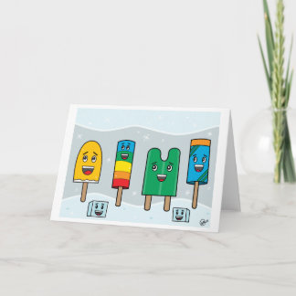 Desfile del Popsicle - tarjeta de felicitación