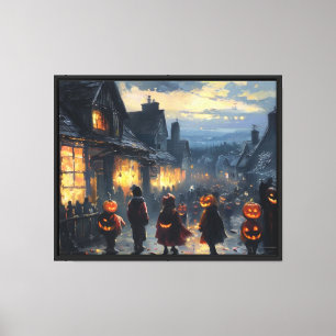 Desfile nocturno de Halloween - Arte de la calle d