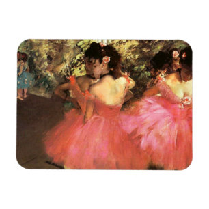 Desgasifique a los bailarines en imán rosado