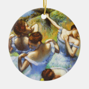 Desgasifique el ornamento azul del navidad de los